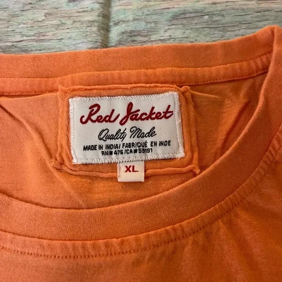 Red Jacket San Francisco Giants - SF Logo Soft Orange T-Shirt, XL, NWT - Picture 8 of 10